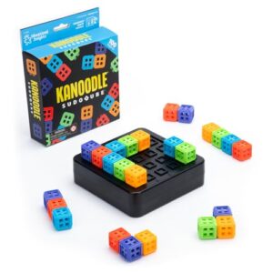Educational Insights Kanoodle SudoQube - 3D Brain Teaser Puzzles for Kids Ages 8-10, Travel-Friendly Pocket Sudoku Game, Brain Games for Adults, Teens, and Kids, Single Player Puzzle Games