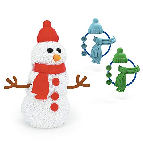 Educational Insights Playfoam Build A Snowman Kit: Set of 10 - Christmas Crafts for Kids, DIY Snowman Kit with Sensory Foam, Holiday Crafts and Creative Winter Activities, Kids Stocking Stuffers