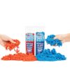 Educational Insights Pluffle 2-pack (Red & Blue) - Preschool Sensory Bin Filler, Tactile Sensory Toys for Toddlers 3-4, Mess Free Slime Alternative, Satisfying Foam Sand Bin Filler