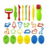 Educational Modeling Clay Tool Set for Family Play Vehicle Plant Designs Safe Clay