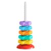 Educational Rainbow Stacking Tower - Stackings Stars Toy, Rainbow Tower Spinner, Star Stacker Early Learning | Ring Toy for, Portable Stacker, Colorful Stacking Toys for
