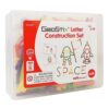 edxeducation-21368 GeoStix Letter Construction Set - Educational Toy - 200 Connecting Sticks - 50 Activities - Build Letters, Animals and More