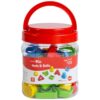 edxeducation Nuts & Bolts | 32 Pieces | 18m+ | Self-Correcting Pairs Click Together | Fine Motor Skills Matching Toy for Toddlers | Shape & Color Recognition