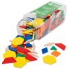 edxeducation Plastic Pattern Blocks, Set of 250