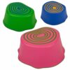 edxeducation Step-a-Trail | Stumps | Set of 3 Stepping Stones | Obstacle Course for Kids | Indoor and Outdoor | Build Gross Motor Skills | for Ages 18M+