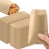 Eersida 2000 Pack 3 x 5 Inches Kraft Mini Paper Bags Treat Small Flat Favor Bag Silverware Merchandise Envelopes for Cookie Snacks Candy Small Gift