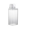 Efficient Detergent Dispenser with Measuring Cup Washing Powder Storage Box for Laundromats and Hotels Laundry Powder Storage