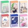EggSun 300Pcs Washi Sticker Book Set Aesthetic Scrapbook Paper for Story Journaling, 6 Theme DIY Decorative Paper Sticker Kit for Junk Journal Art Scrapbooking Diary Card Craft Gift Notebook Making