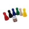 EHJRE 35 Pieces Game Chessman Piece Playing Dice Board Game Accessories Simple Design for Children and Adults Suitable for Education Soci, 6