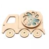 EHJRE 3X Wooden Busy Board Gear Rotating Activity Early Education Toy