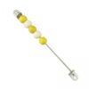 EHJRE 5X Busy Board Accessories Sensory Board Abacus Beads for Children Gift Early Development, Yellow, 20cm