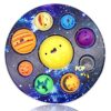 Eight Planet Cave Bubble Push Fidget Toy, Galaxy Cave Digits Fidget Toys, Autistic Adults Simple Anxiety Relief Big Cave, Bubble Early Education Tools Toys
