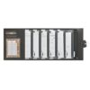 EINCORN 6 Section Vertical Wall Mounted Holder for Sorting School Tasks Workplace Papers Neatly Collapsing Document Bag
