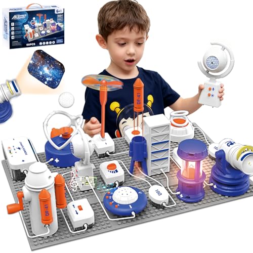 ElapseGlow AI Science Kit for Kids 6-12 Years | STEM Robotics & Electronic Circuit Building Kit with 66 Pcs & 500+ Experiments | Voice Controlled Educational Engineering Toys for Boys & Girls