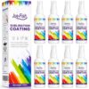 ElaraBerry 8 x 120ml Sublimation Spray for Cotton T-Shirts, Sublimation Coating for All Fabric Canvas Polyester, High Gloss Fabric Heat Transfer Spray for DIY Custom Gifts