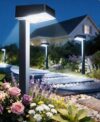 ELECLINK Solar Pathway Lights Outdoor, Garden Lights Solar Powered Path Lights with Bigger LED Lens, 2 Light Modes, Waterproof (Cool White, 4 Pack)