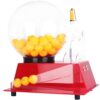 Electric Bingo & Raffle Drawing Set,with Acrylic Cage and 60 Balls Red