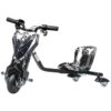Electric Drift Trike for Kids Ages 8+, Electric Ride on Tricycle with 360° Spin & Slide, Adjustable Seat, 12V Battery, 9 mph, Big Wheel Drifting Tricycle for Boys and Girls