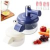Electric Fruit Peeler & Mixer, 2-In-1 Smart Fruit and Vegetable Peeler，#A+B