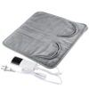 Electric Heated Foot Warmer, 110-120V, 9-Level Temp, 4-Level Timer, Crystal Super Soft, Under Desk Foot Warmer for Home Office, 15.6 x 15.8 in / 39.5 x 40 cm Foot Heating Pad