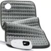 Electric Heating Pad for Back, Neck & Shoulder, 24 x 12 in, 6 Heat Settings