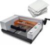 Electric Paper Cutter, Heavy Duty Automatic Guillotine Trimmer, Cutting Thickness 40mm, with Gridlines, for Cardstock Cards Leather, Office Home School