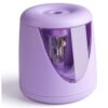 Electric Sharpener, Automatic Pencil Sharpener, Electric Pencil for Kids, Battery-Powered for Colored Pencils, Purple