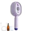 Electric Spray Air Cushion Massage Comb, Self-Clean Detangling Brush