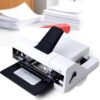 Electric Stapler, Double Head Design, 50 Sheet Capacity, Manual Operation, Saddle Stitch and Edge/Center Seam Modes, Suitable for A3/A4 Paper, Ideal for Office and School Use