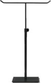 Elegant Metal Jewelry Display Stand T-Bar Organizer for Necklaces, Earrings, and Bracelets Stylish Tabletop Jewelry Holder for Pendants(Color:Black)
