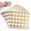 Elegaperma 300 Pcs Gold Scratch Off Stickers,1 Inch Scratch Stickers