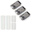ELEGOO 4PC Breadboard Kit and 3PCS ESP-32 Boards, for Breadboard Circuits, Prototyping, STEM Labs and Electronics Practice