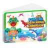 Elfew Search and Find Sticker Book for Kids Ages 3-8, Dinosaur and Ocean Animal Sticker Activity Book for Kids with 20 Theme, Over 400+ Stickers, Toddler Educational Travel Toys