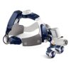 EliteBloom Magnifying Glass Loupes, Magnifier Binocular Headband Loupes 2.5X 3.5X Optical Glass Magnifying Glass with 5W Headlight