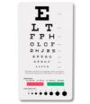 Elite Medical Instruments USA Snellen Pocket Eye Chart – Compact 7.5"x4" Design for 6-Foot Eye Exams, Ideal for Portable Vision Testing - EC-PSN