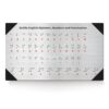 EliteSign Braille Alphabet & Punctuations Board with Sturdy Raised Dots, Braille Learning Tool for Braille Beginners with Protected Corner(Patent Pending)