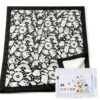 Ella ola kids Snuggleinkk Color Sketch Blanket, Coloring Blanke with 24 Markers,Washable, Creative DIY Art Doodle Blanket for Play & Activity
