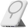 Ellewpoo 10000mAh Magnetic Power Bank for MagSafe, 20W PD USB-C Fast Charging Portable Charger (White)