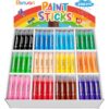 Ellinjan 240 Pcs Tempera Paint Sticks for Kids, 12 Classic Colors, Washable & Quick-Drying Twistable Solid Paint Sticks, Bulk Art Supplies for Drawing & Painting, Classroom School Supplies