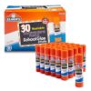 Elmer's Disappearing Purple School Glue Sticks, Washable, 7 Grams, 30 Count - Posters, Back to School, Bulk Pack for Classrooms, #1 Teacher Brand