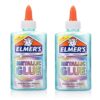 Elmer's Metallic Liquid Glue, Teal, 10 oz, Washable Craft Glue for Slime Making, Art Projects and School Crafts, Shimmery Finish