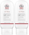 EltaMD UV Pure Face and Body Sunscreen,SPF 47 Mineral Sunscreen for Kids and Adults,Water Resistant Up to 80 Minutes,Oil Free Zinc Oxide Formula,4.0 oz,(Pack of 2)