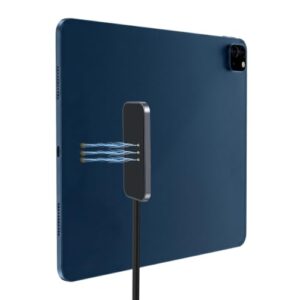 ELUTENG Magnetic Wireless Charger for iPad 6.6ft USB-C Cable Wireless Tablet Charger Lightweight 27W Fast Charging Magnetic Charging Pad Compatible with iPad Pro 12.9" 3-6 Gen, iPad Air 13" M2/M3/M4