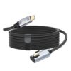ELUTENG Right Angle USB C to USB C Cable 6.6ft 10Gbps High Speed Transfer 100W Type C Fast Charging Cord 4K@60Hz Durable Nylon Braided USBC Cables 2m for Phone, MacBook, Laptop, VR Link, Steam Deck