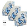 Emelivor Butterfly Flower Desk Document Organizer File Holder for Books
