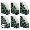 Emelivor Devilfish Black Desk Organizer File Rack Binder Holder for School