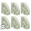 Emelivor Flower Birds Desk Paper Organizer Storage Holder for Home