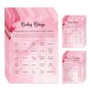 EMNAPH Baby Shower Games for 25 Guests, Pink Party Activity Set with Bingo, Price Is Right, Word Scramble for Girl Theme Celebration - A06