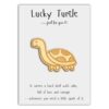 EMNAPH Emotional Support Turtle Pocket Hug Gift with Inspirational Card, Cute Wooden Keepsake for Women Friends Kids, Small Positive Reminder for Wallet Bag Desk -A07