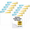 Enday Sticky Easel Pads 25"x 30" - Anchor Chart Paper, Chart Paper for Teachers, Flip Chart Paper, 25 in x 30 in Easel Paper, Large White Easel Pads Self Sticky Chart Paper 30 Sheets Per Pad (10-Pack)